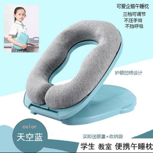 Golden Three-Stage Portable Napping Pillow for Kids Mimarta