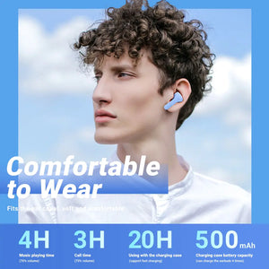 ACEFAST T6 TWS Earphone Wireless Bluetooth 5.0 Headphones Sport Gaming Headsets Noise Reduction Earbuds with Mic + Free cover Rieworkes
