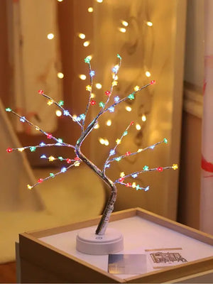 Christmas Greeting Tree Lights Rieworkes