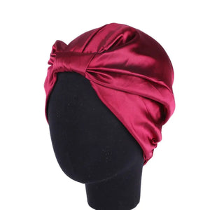 2019 Double Layer Satin Hair Scarf Sleep Cap Mimarta