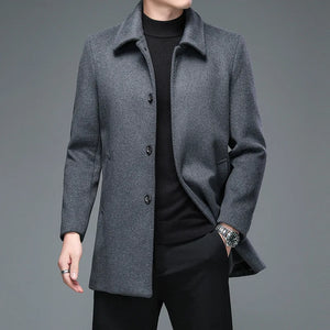 Business Woolen Overcoat Jacket Rieworkes