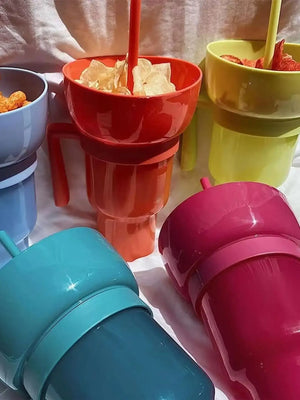 Popcorn Snack With Handle & All-In-One Drink Cup Rieworkes