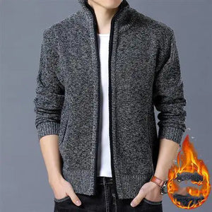Winter Men Sweater Coat Thick And Velvet Rieworkes