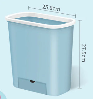 Wall-Mounted Kitchen Trash Can and Organizer Shelf Mimarta