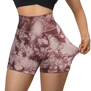 Sports Shorts Women High Waist Workout Seamless Fitness Yoga Shorts Rieworkes