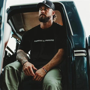 Men's Summer Printed Gym Sports Tee Rieworkes