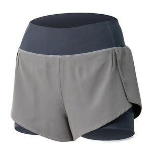 Women Gym Double Shorts Rieworkes