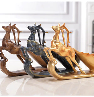 Modern European Style Deer Wine Rack for Home Decor Rieworkes