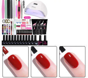 Complete Gel Nail Polish Set Rieworkes