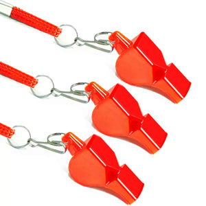 Fya Whistle 3PCS Professional Emergency Whistles with Lanyards Very Loud Pealess Whistle Perfect for Lifeguard Rescue Survival Self-Defense Mimarta