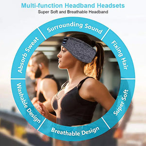 Sleep Headband Headphones with White Noise and Ultra-Thin HD Stereo Speakers Rieworkes
