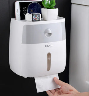Tissue Box and Bathroom Storage Organizer Shelf Mimarta