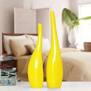 Nordic Gold Plating Ceramic Vases Model Room Home Decor Rieworkes