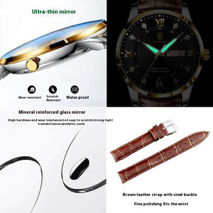 Men's Luxury Leather Sports Watch Mimarta