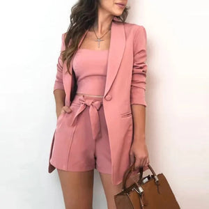 Long-Sleeve Blazer Set Rieworkes