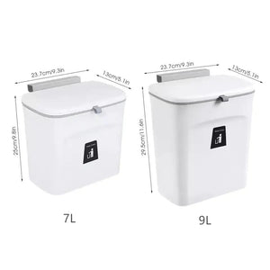 Kitchen Trash Can Kitchen Waste Bin Kitchen Garbage Cans Recycle Rubbish Bin for Kitchen Dustbin Garbage Bin Trash Bin Trashcan Rieworkes