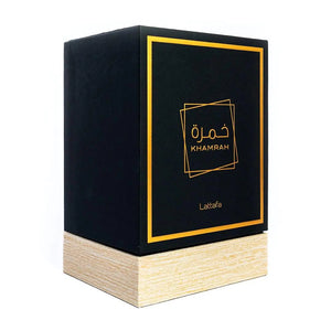 Lattafa Perfumes Khamrah for Unisex Eau de Parfum Spray, 3.4 Ounce Aromatic Spicy 3.4 Fl Oz (Pack of 1) Rieworkes