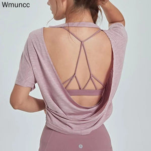 Open Back Sports Blouse: Breathable Gym and Yoga Tank Rieworkes