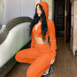 Waffle Tracksuit Set Rieworkes