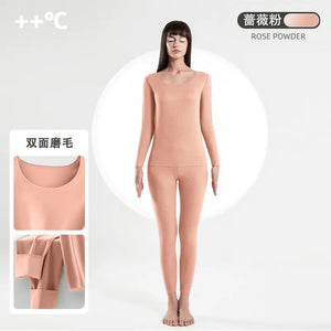 Women’s Thermal Long Johns Seamless Winter Underwear Set Mimarta