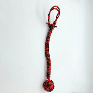 Outdoor EDC Self Defense Keychain with Monkey Fist Rope Mimarta