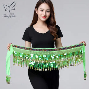 Belly Dance Waist Chain for Beginners with Sequins Mimarta