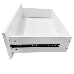 B4 Bathroom colset shelves Wood Modular Closet System Wall Mounted Shelves Walk in Clothes Storage Cabinet Shelving Built in Closet Organizer for Bedroom White 31.49''W x 16.04''D x 47.24''H Rieworkes