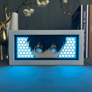 Lightbox Yoichi Isagi Blue Lock For Room Decoration Rieworkes