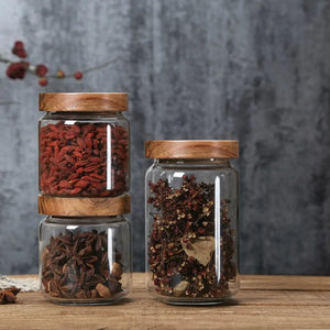 Glass Airtight Kitchen Storage Jar Rieworkes