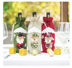 Wine Bottle Cover Christmas Decorations Rieworkes