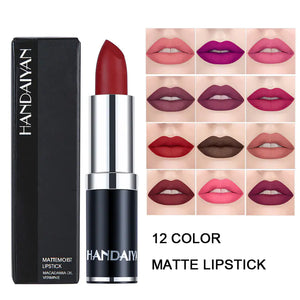 Matte Velvet Lip Gloss in Red Brown Purple Shades Mimarta