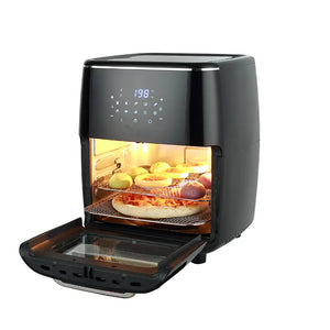 Large Capacity 13L Air Fryer with Transparent Rotating Oven Mimarta