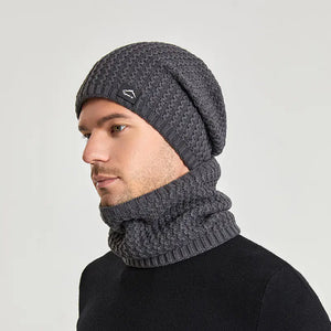 Winter Beanie and Scarf Set for Men and Women (One Set) Mimarta