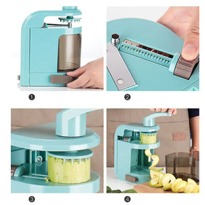 Top Chef Spiralizer Hand Cranked Salad Maker is ready Rieworkes
