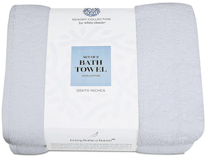 Resort Collection Soft Bath Sheets Towels Set of 2 Oversize Large 35x70 in Rieworkes