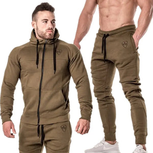 Winter Muscle Brothers Sports Hoodie Set Mimarta