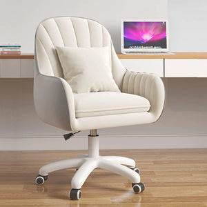 HDHNBA Cute Office Chair Home Computer Chairs Adjustable Task Chairs Modern Office Chair Makeup Chair 360° Swivel Computer Chair Mid Back Chair. Mimarta