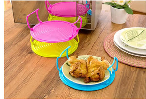Microwave Tiered Steamer Rack with Heat-Resistant Tray Mimarta