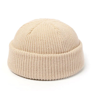 Plain Color Knit Beanie for Men and Women Winter Mimarta