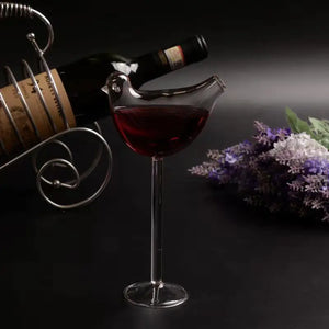 Creative Bird-Shaped Cocktail and Champagne Glass Mimarta