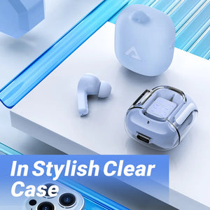 ACEFAST T6 TWS Earphone Wireless Bluetooth 5.0 Headphones Sport Gaming Headsets Noise Reduction Earbuds with Mic + Free cover Rieworkes