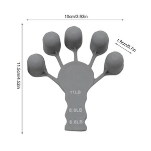 Silicone Grip Strengthener - Finger Exerciser for Gym Fitness and Training Rieworkes