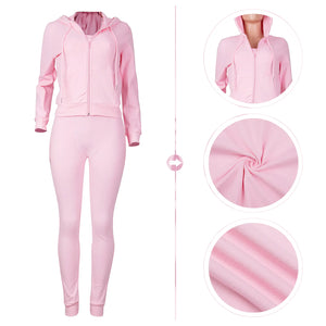 HR8235 Women's Autumn Winter Hooded Vest Set Mimarta