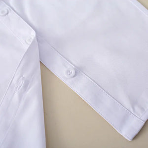 2023 Women's White Shirt Faux Collar Accessory Mimarta
