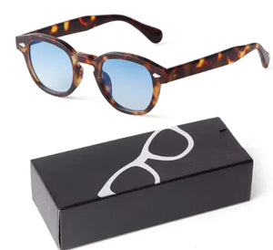 Gradient Small Round Sunglasses for Women Men Rieworkes