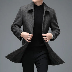 Business Woolen Overcoat Jacket Rieworkes