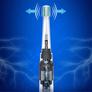 Ultrasonic Electro Toothbrush With Two Additional Brush Heads Rieworkes