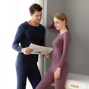 Women’s Thermal Long Johns Seamless Winter Underwear Set Mimarta