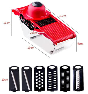 Multifunction Kitchen Slicer 6 Blades Rieworkes