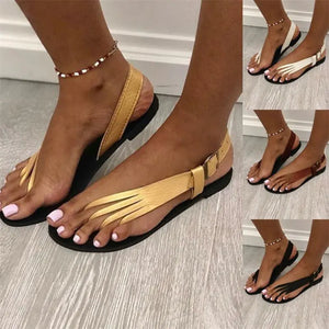 Large Size Women's Fashion Flat Flip Flops Sandals Mimarta